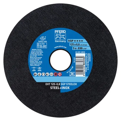 Immagine prodotto di Disco da taglio PFERD (D125x0,8mm diritto / INOX / Contenuto: 25 pezzi) - 61341094