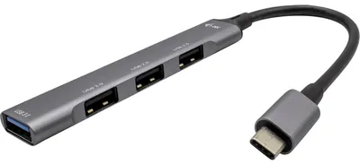 Produktbild von i-tec Metal USB-C HUB 1x USB 3.0 + 3x USB 2.0