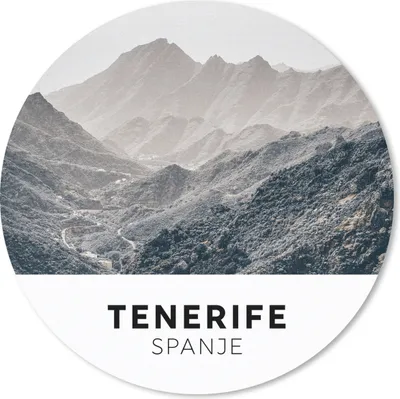 Produktbild von MuchoWow® Mauspad Mousepad Teneriffa - Spanien - Berge 30x30 cm - Mousepads - Maus Mat - Pad - Mausunterlage - Tischunterlage - Schreibtischmatten