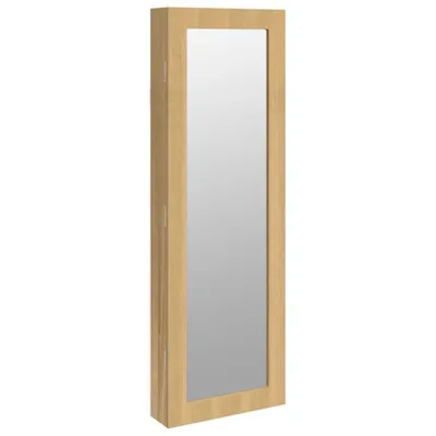 Obrázok produktu pre Zrkadlová skrinka na šperky nástenná 30x8,5x90 cm