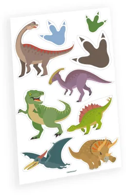 Image de 9 Tatouages adhésifs - Happy Dino