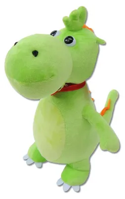 Produktbild von Flippi Plüschtier Drache grün 32 cm Kuscheltier mit Halstuch