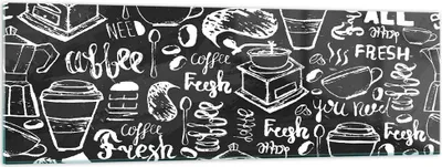 Produktbild von Bilder auf glas - Graffiti modern - 160x50cm - Glasbilder - Wandbilder - Kunstdruck - zum Aufhängen bereit - Wanddekoration aus Glas - Glas Bilder - Wandbild auf Glas - Einteilig - GAB160x50-3788