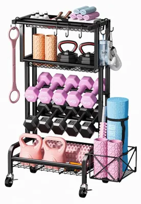 Produktbild von Vielseitiger Halterungsturm für das Heimfitnessstudio, mit Rollen