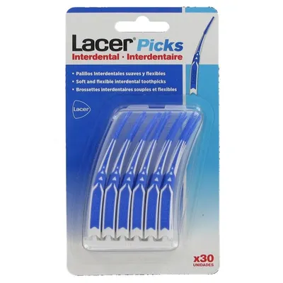 Immagine prodotto di Lacer Interdental Picks Stuzzicadenti 30 U