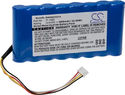 Produktbild von vhbw Akku Ersatz für Megger P-1482 für Messgerät (3600 mAh, 9,6 V, NiMH)
