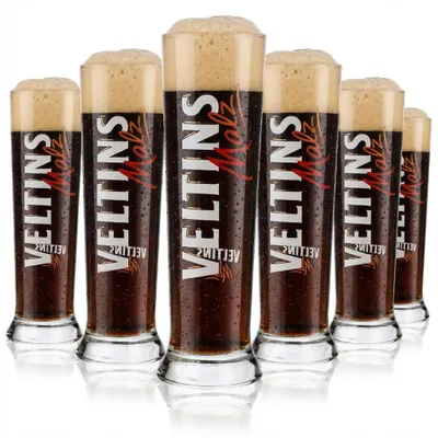 Produktbild von 6x Veltins Bier Glas Bierglas Gläser 0,2l Becher/Pokal "Malz" Vancouver
