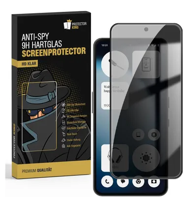 Produktbild von 2x Blickschutz 9H Panzerglas für Nothing Phone 4a Pro Anti-Spy Sichtschutz Privacy Tempered Hartglas Schutzglas Displayschutz Screen-Protector