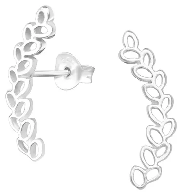 Produktbild von Ohrstecker Zweig: Ear Cuff Ohrringe Silber 925