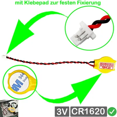 Produktbild von CR1620 3V CMOS Battery RTC BIOS For HP Elitebook 830 G5 G6 G7 G8 L13694-001