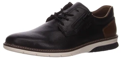 Produktbild von Rieker Schnürhalbschuhe bequem in schwarz, Gr. 46
