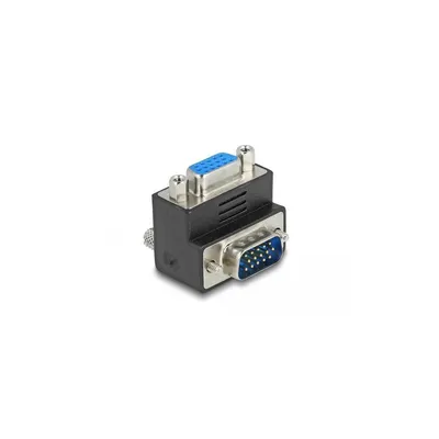 Image de VGA Adapter Delock D-Sub15 -> D-Sub15 St/Bu, 270° gewinkelt