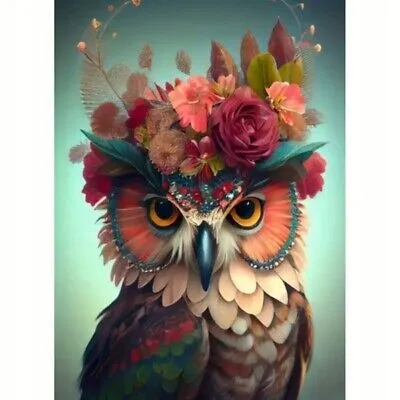 Zdjęcie produktu dla 40x30 cm DIY Diamond Painting DIY Diamond Painting Sowa