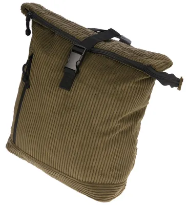 Produktbild von Kleiner Herren Damen Rucksack Kurierrucksack Roll UP Schule Uni Arbeit Olive