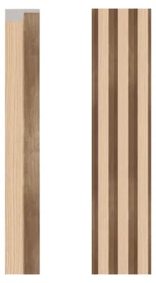 Obrázok produktu pre VOX Linerio L-Line L-TRIM – ukončovacia lišta vľavo pre 3D stenové panely – príslušenstvo na obklady stien, vodovzdorné – 265 cm, prírodná farba