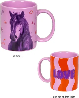 Produktbild von I LOVE HORSES - Porzellan-Tasse Love