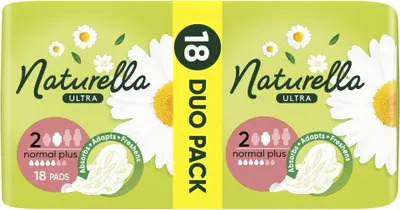 Produktbild von Naturella Ultra Normal Plus Slipprotektoren mit Flügeln, 18 Stück