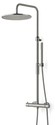 Zdjęcie produktu dla System prysznicowy Kronenbach montowany na ścianie, z termostatem i głowicą prysznicową o średnicy 30 cm, okrągły