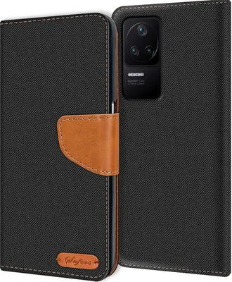 A flip case for a smartphone, shown open to reveal the phone's camera module.