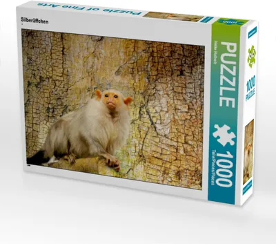 Produktbild von Calvendo Silberäffchen 1000 Teile Puzzle quer 640x480mm, Hultsch Heike; 7287608