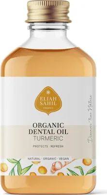 Obrázek produktu pro Organický zubní olej Kurkuma Eliah Sahil - 100 ml