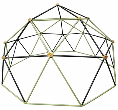 Image de LEAN 29177 Structure d'escalade de jardin pour enfants (8 pieds) 240 x 240 x 120 cm