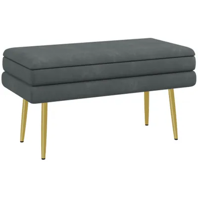 Produktbild von Sitzbank Polsterbank mit Stauraum,Bettbank,Schuhbank für Wohnzimmer & Schlafzimmer 79,5x37,5x43cm