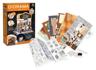 Produktbild von Buki Diorama boulangerie, Bastelset für Kinder, 10 Jahr(e), Batterien erforderlich, Mehrfarbig