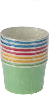 Produktbild von Set mit 8 Servierschalen von Excellent Houseware, Kraftpapier, 11 x 7,5 cm, mehrfarbig