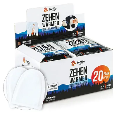 Productafbeelding van Solidchoice - Warmpack: 40 Paar Teenwarmers met 7 Uur Warmte