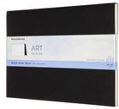 Image de cahier d'aquarelle noir XL : Cahier d'aquarelle noir XL
