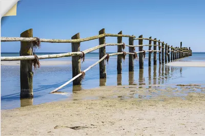 Produktbild von ARTland Wandbild, selbstklebend Ostseeküste auf dem Fischland-Darß Größe: 30x20 cm