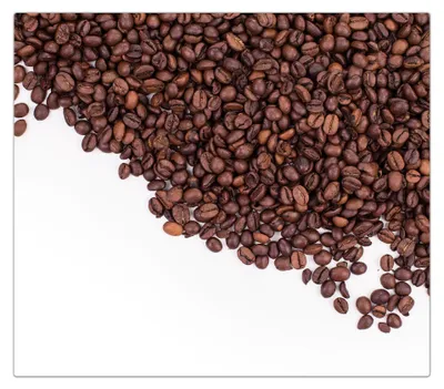 Produktbild von Spritzschutz Herdabdeckplatte Schneidebrett aus Glas Kaffeebohnen  1-Teilig (60x52cm)