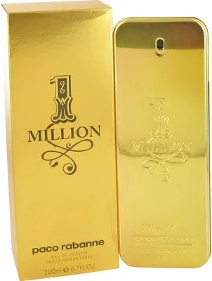 Produktbild von Rabanne 1 Million, Männer, 200 ml, Nicht nachfüllbare Flasche, Spray, 1 Stück(e)
