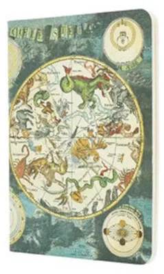 Produktbild von Himmelskarte, Format A6, unliniert (frühe Kartografie), Notizbuch