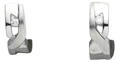 Produktbild von Miamar 05.2029 Damen Creolen Silber Zirkonia weiß