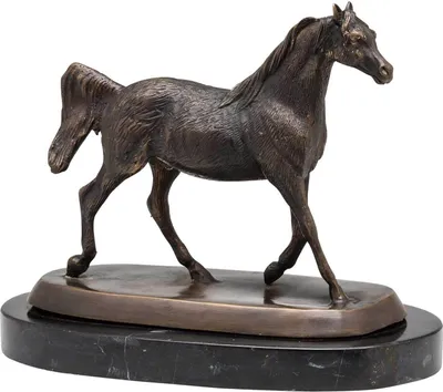 Produktbild von Bronze Pferd Bronzeskulptur Figur Araber Skulptur Antik-Stil