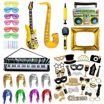 Image de 71 accessoires de décoration pour photomaton
