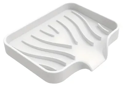 Produktbild von Seifenschale Seifenablage Seifenhalter - Silikon - 12 x 10 x 1,7 cm - Rutschfest