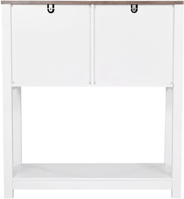 Imagen del producto de Cafetería de 3 niveles, mesa de centro con puertas magnéticas, armario para el salón y la entrada