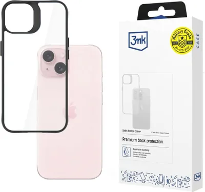 Produktbild von 3mk Schutzhülle Armor Case+ Cover für Apple iPhone 15 Plus transparent  Backcover