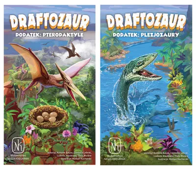 Produktbild von Draftosaurus - 2 Erweiterungen: Pterodaktylen, Plesiosaurier