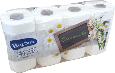 Produktbild von BIG SOFT Toilettenpapier 3-lag. 8x150 Camomile