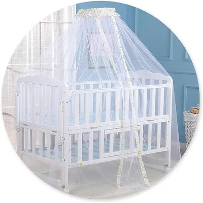Immagine prodotto di Lettino per bambini - Modello pieghevole con tettuccio a tenda (160 x 450 cm)