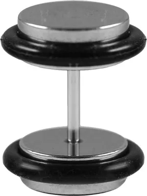 Produktbild von Fake Plug Ohrstecker Chirurgenstahl Größe - 10 mm