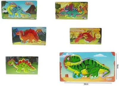 Produktbild von Holzpuzzle Dinosaurier Drache HPA126 Hipo