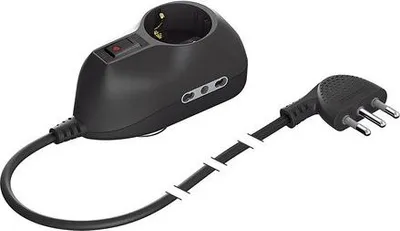 Produktbild von bticino 3632GB, 3 m, Drinnen, Schwarz, 2 AC-Ausgänge, 16 A, Schwarz