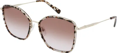Zdjęcie produktu dla Okulary przeciwsłoneczne damskie Longchamp LO685S złoto/liliowy 59/17/140