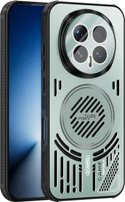 Obrázek produktu pro Magnetické pouzdro pro Honor Magic8 hliníkové nárazuvzdorné ochranné pouzdro s odvodem tepla a fólií na čočku Zelená