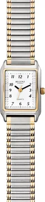 Produktbild von Regent Zugband Damenuhr Edelstahl F-460